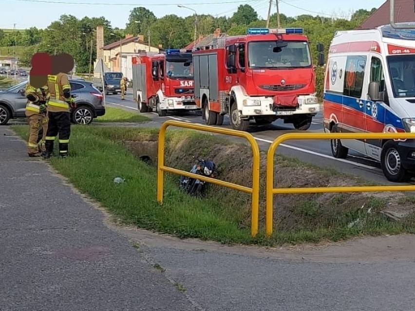 Wypadek w Gościcinie na ulicy Lęborskiej (DK6) w kierunku Luzina. Są utrudnienia w ruchu