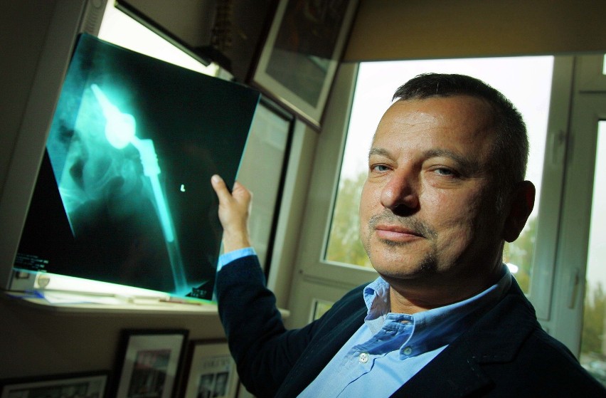 Dr Jerzy Nazar, szef ortopedii i traumatologii przy...