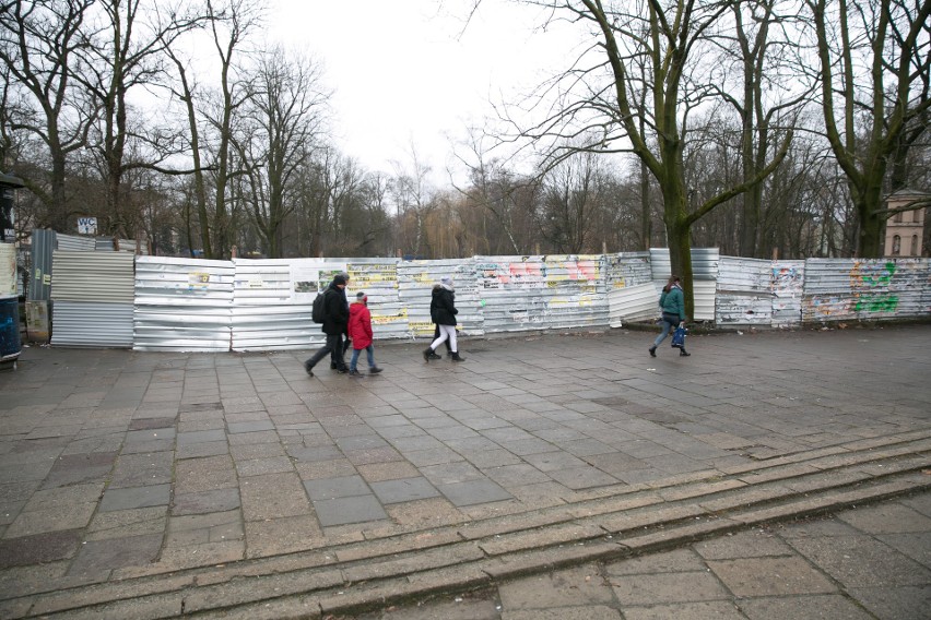 Park Krakowski jak plac budowy. Kiedy koniec remontu?