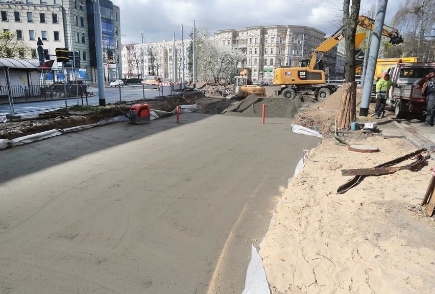 Przebudowa placu Szarych Szeregów w Szczecinie. Sprawdzamy stan prac