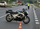 Wypadek w Stalowej Woli. Motocyklista potrącony przez auto  