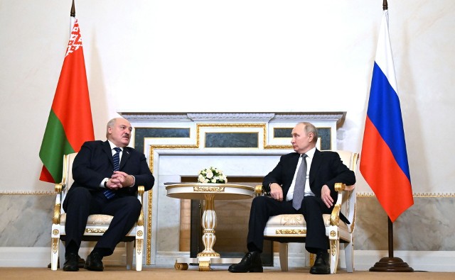 Ostatni raz Łukaszenka i Putin widzieli się w styczniu 2024