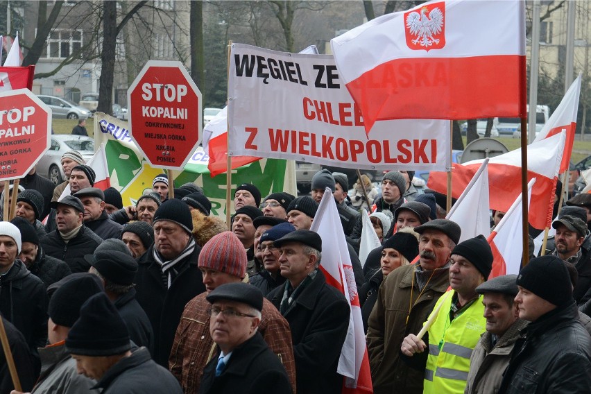 Rolnicy z Wielkopolski protestowali w zeszłym tygodniu przed...
