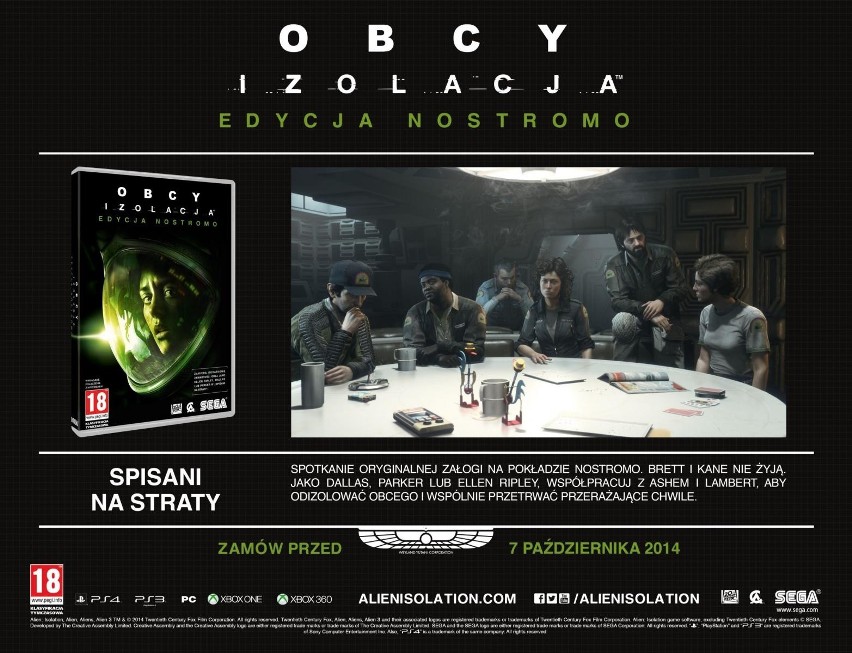 Obcy: Izolacja. Z wizytą na statku Nostromo (wideo)