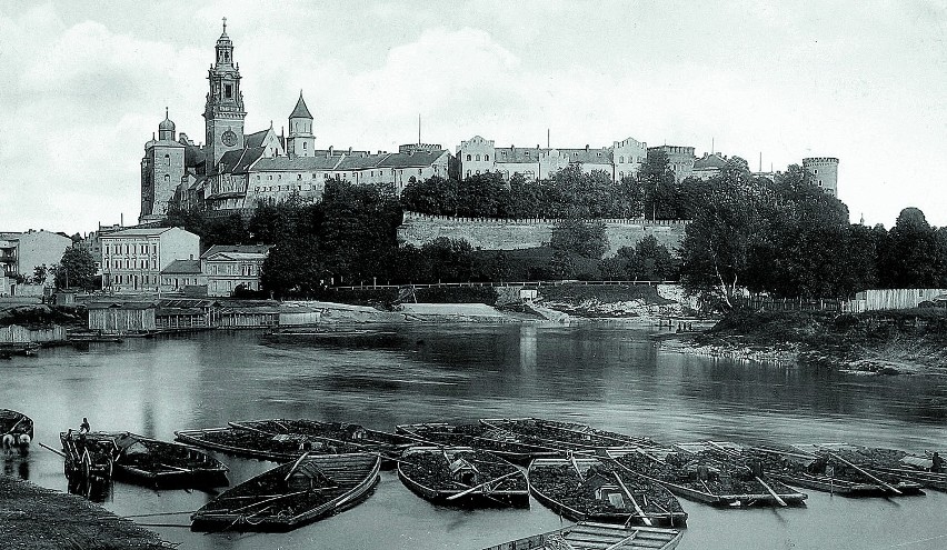 Wawel pod koniec XIX wieku. Zdjęcie autorstwa Ignacego...