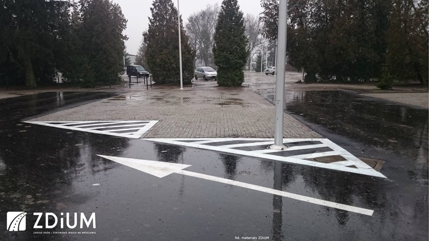 Nowy parking przy parku Grabiszyńskim