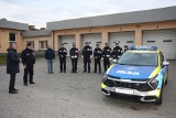 Maków Mazowiecki. Policja dostała nowy radiowóz. Już można go zobaczyć w akcji- na drogach powiatu makowskiego. 5.01.2023 