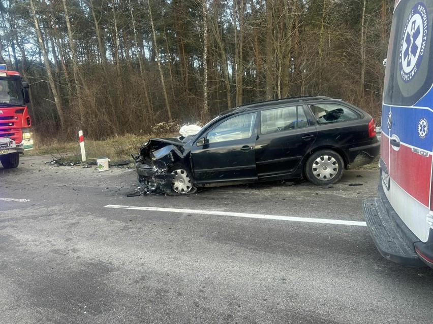 Wypadek niedaleko miejscowości Janowicze Kolonia