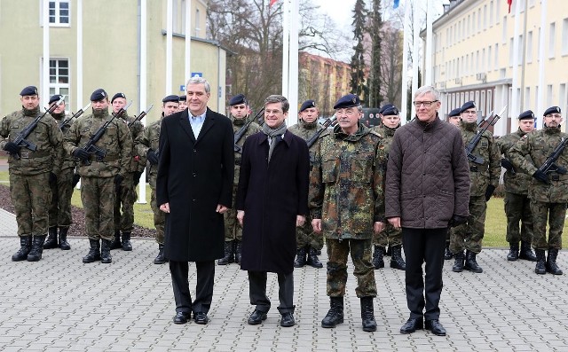 Do kwatery szczecińskiego korpusu NATO przyjechali ambasadorowie Polski, Stanów Zjednoczonych oraz Wielkiej Brytanii 