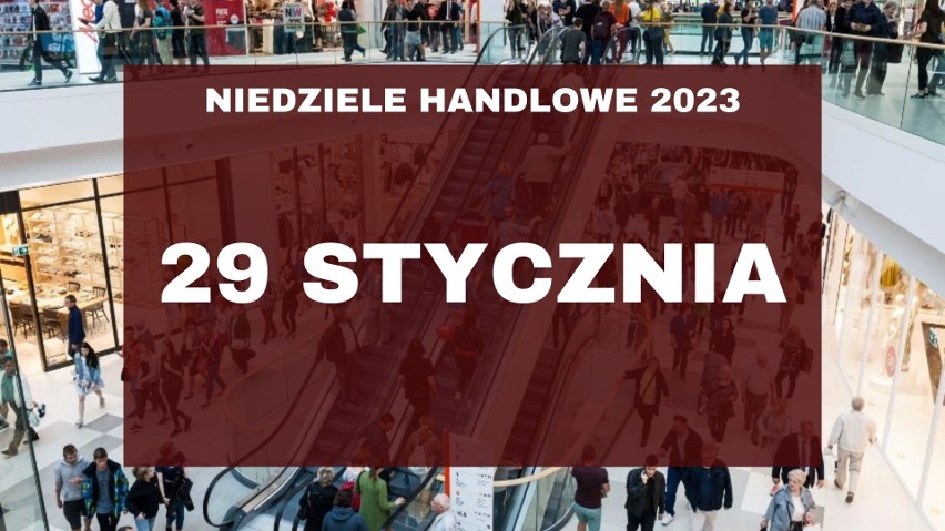 Niedziele handlowe 2023...