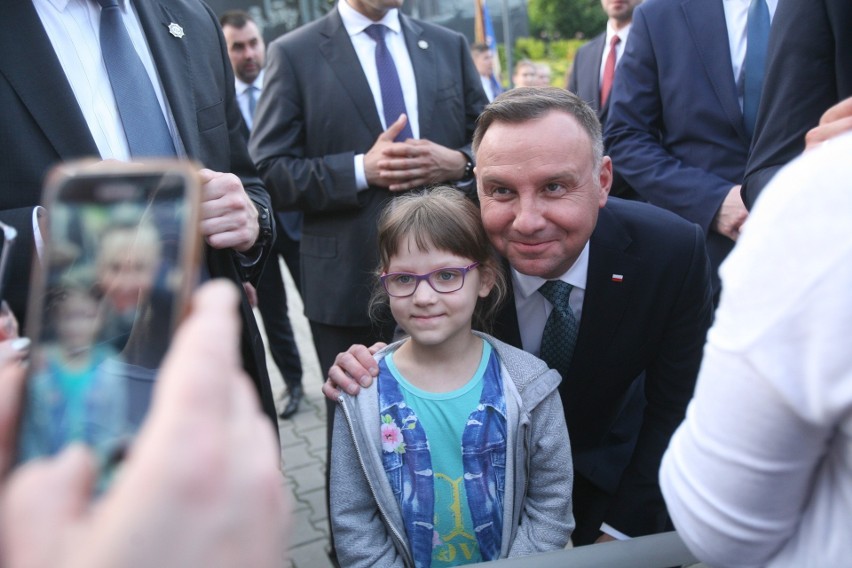 Prezydent RP Andrzej Duda przyjechał do Świętochłowic....