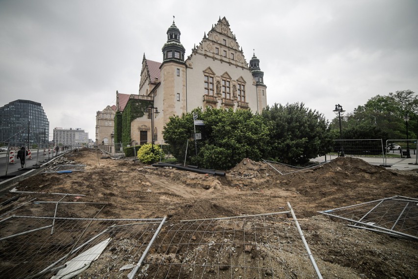 Na skrzyżowaniu ul. Święty Marcin i Wieniawskiego budowana...