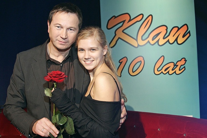 Agnieszka Kaczorowska z Piotrem Cyrwusem. Zdjęcie z 2007...