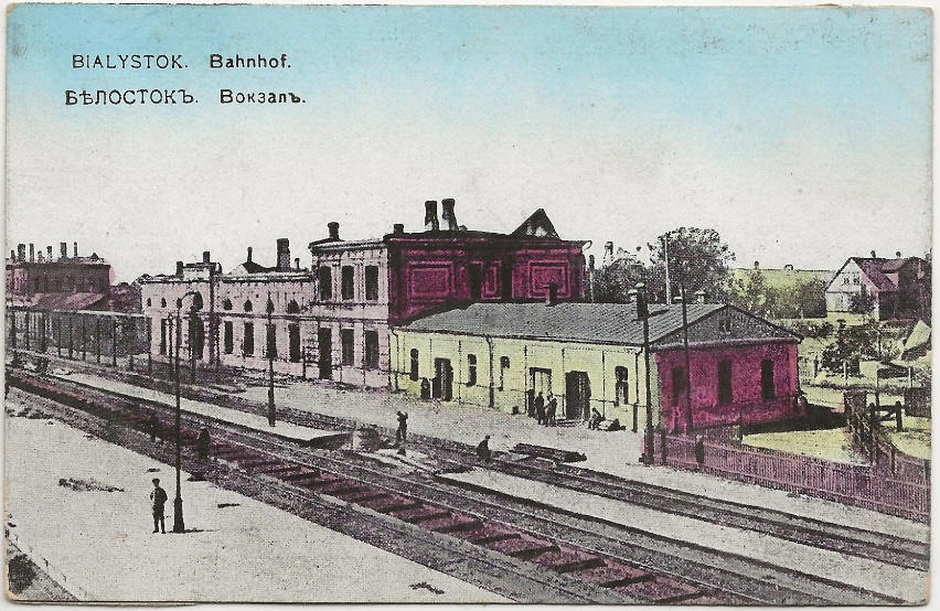 Dworzec kolejowy. Ok.1910r.