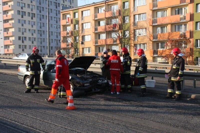 Daewoo espero zderzylo sie z vw bora