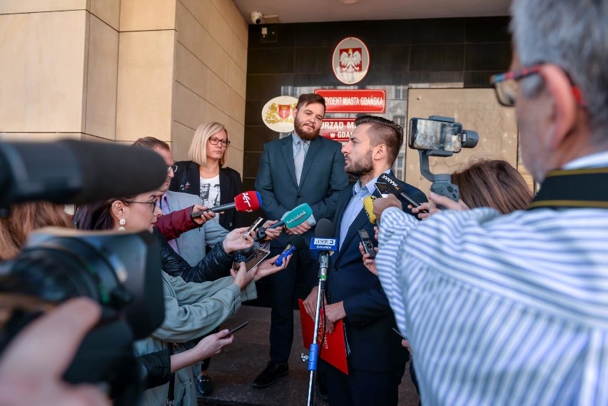 24.09.2019 Gdańsk. Briefing w sprawie Budżetu Obywatelskiego...