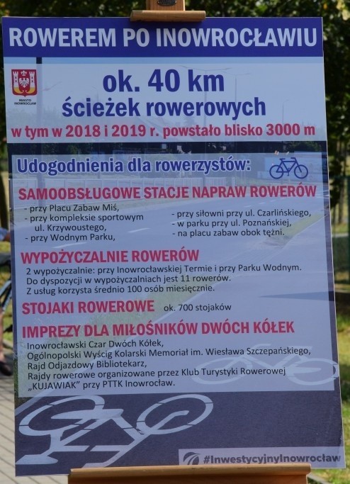 Happening pod hasłem "Rowerem po Inowrocławiu" zorganizowano...
