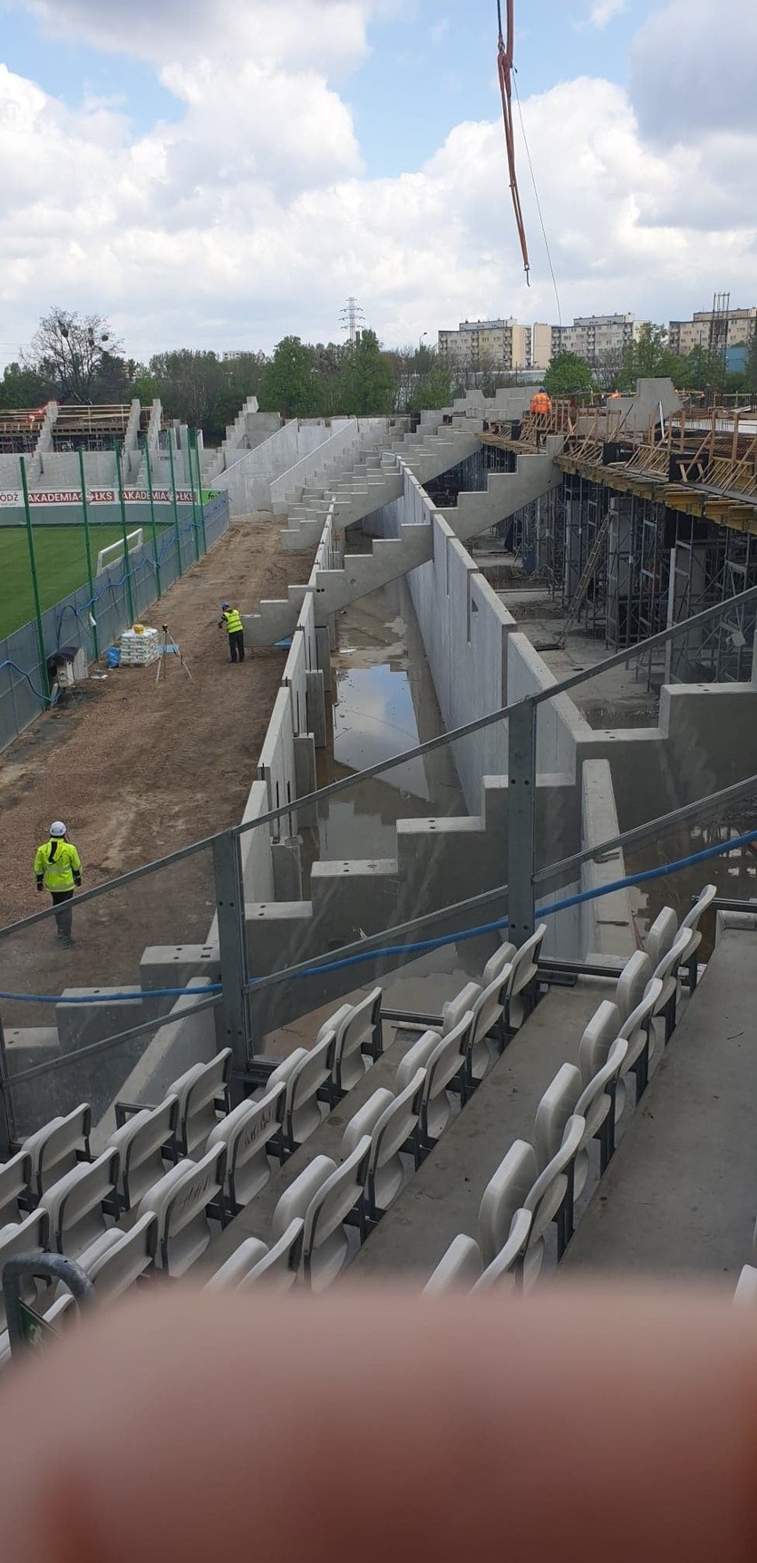 Stadion ŁKS rośnie w oczach. Jesienią rozpoczną się prace przy ostatniej trybunie 