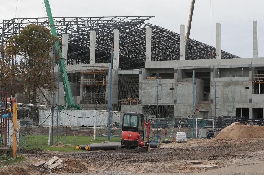 Stadion Pogoni - stan 23 października 2020.