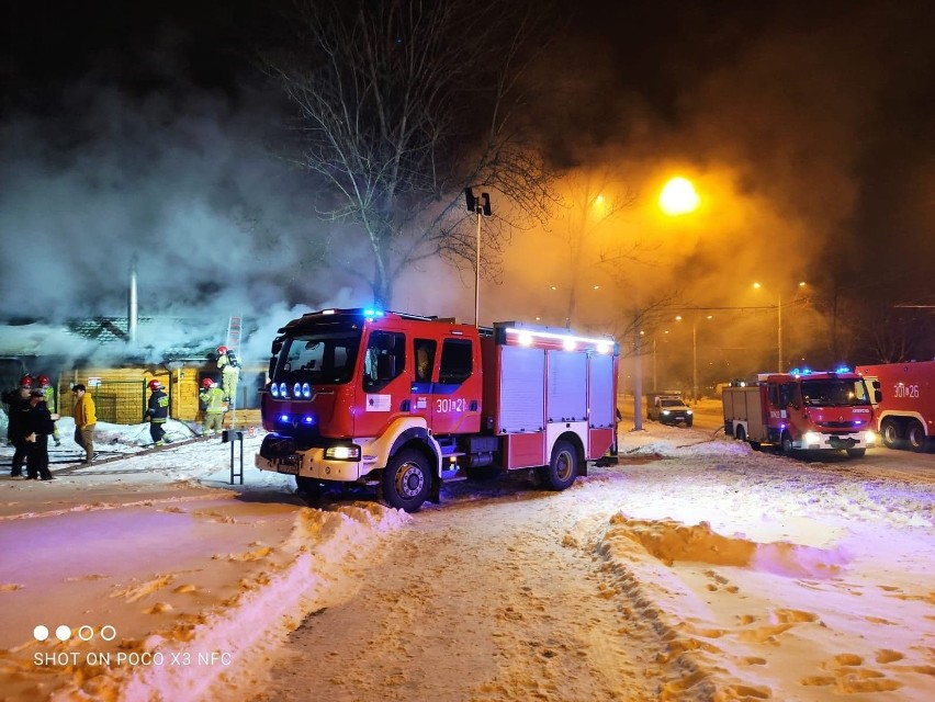 Nocny pożar w restauracji przy ul. Zana w Lublinie. Duże straty. Zobacz zdjęcia