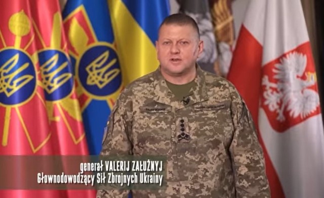W ukraińskich mediach informowano wcześniej, że w internecie pojawiło się fejkowe oświadczenie naczelnego dowódcy ukraińskiej armii gen. Wałerija Załużnego wzywające do przewrotu. 