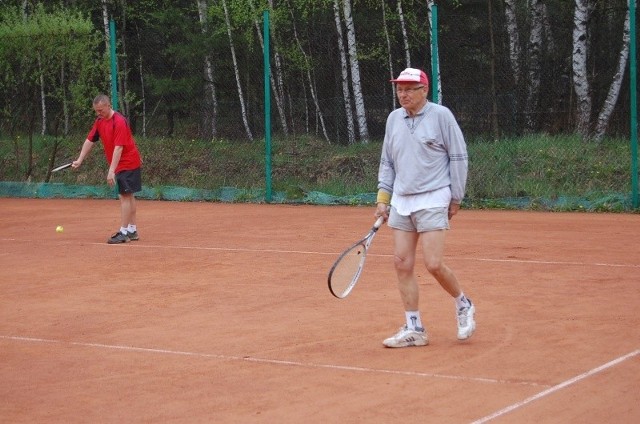 Wicemistrzowie weekendowego turnieju na Bernatce, Zbigniew Sułek (na pierwszym planie) i Robert Mazurkiewicz.
