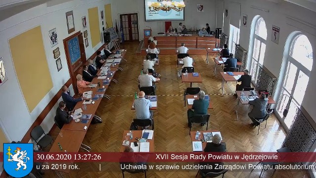 Sesja absolutoryjna w Radzie Powiatu Jędrzejowskiego