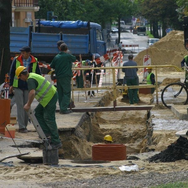 Migawka z placu budowy ronda