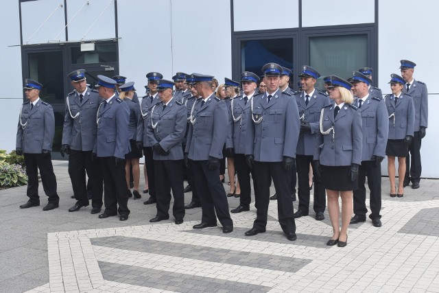 Obchody Święta Policji w Komendzie Powiatowej Policji w Krośnie Odrzańskim.