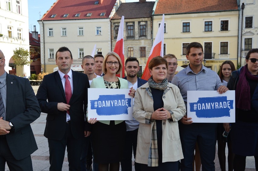 Tarnów. Beata Szydło spotkała się z mieszkańcami [WIDEO]