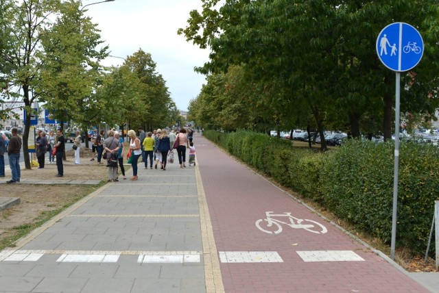 Standard ścieżek rowerowych w Kielcach