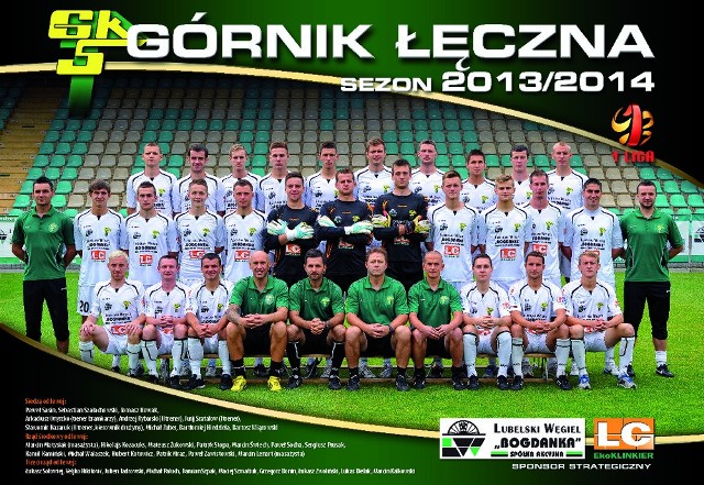 Kadra GKS Górnik Łęczna w sezonie 2013/2014