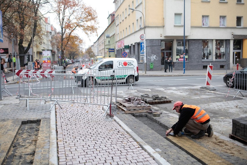 Przebudowa ulicy Kościuszki w Opolu.