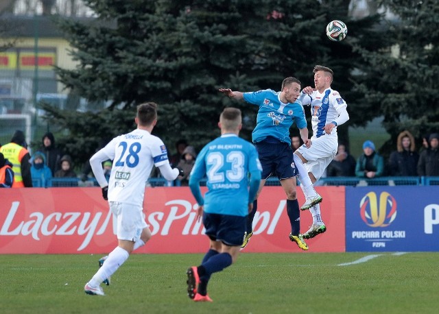 Błękitni Stargard Szczeciński - Lech Poznań 3:1