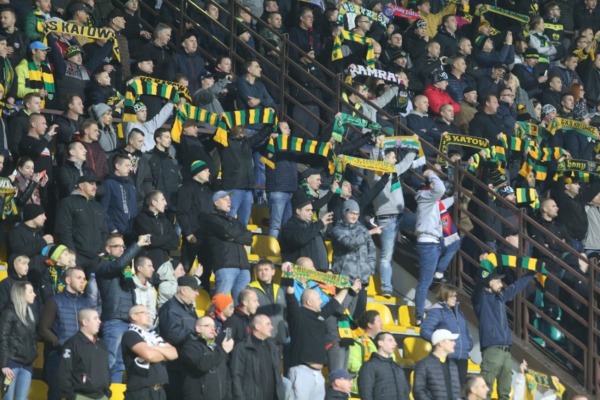 GKS Katowice - Ruch Chorzów: kibice GieKSy