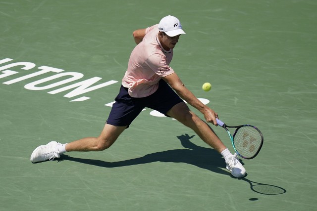 Hubert Hurkacz już niestety zakończył przygodę z tenisowym turniejem ATP w Waszyngtonie