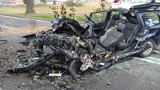 Wypadek na DK8 na Dolnym Śląsku. Trzy osoby zakleszczone w samochodzie, interweniował LPR. Trasa Wrocław-Kłodzko jest zablokowana 