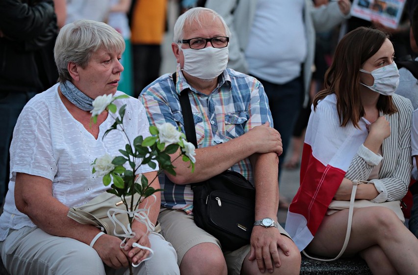 Krakowianie okazali solidarność z Białorusią [ZDJĘCIA]