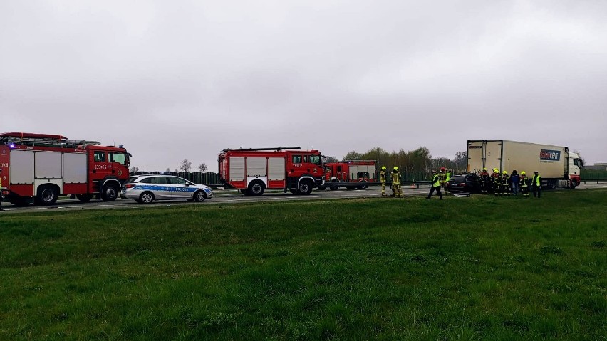 Utrudnienia w ruchu na A1 w stronę Gdańska. W miejscowości Rębielcz (gmina Pszczółki) doszło do wypadku. Jedna osoba poszkodowana 27.04.2022
