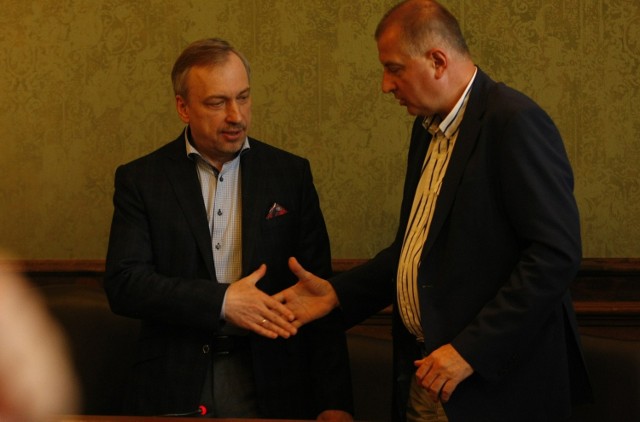 W maju 2013 roku o Europejskiej Stolicy Kultury we Wrocławiu debatowali wspólnie: Bogdan Zdrojewski i Rafał Dutkiewicz