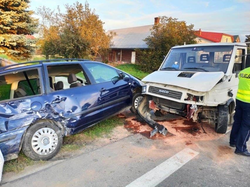 Wypadek w Bliznem, w powiecie brzozowskim.