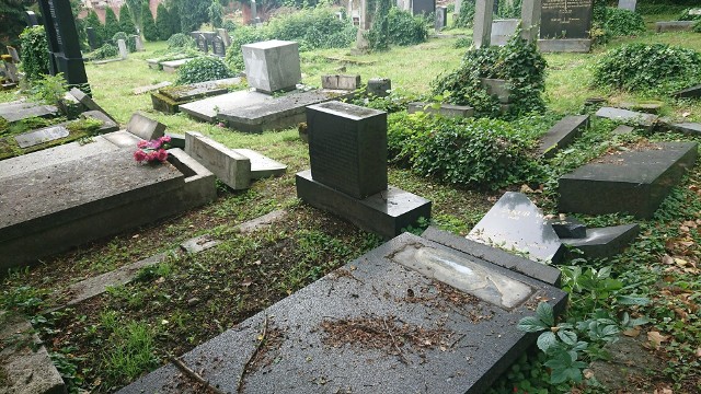 Na cmentarzu żydowskim zostało zniszczonych 67 nagrobków