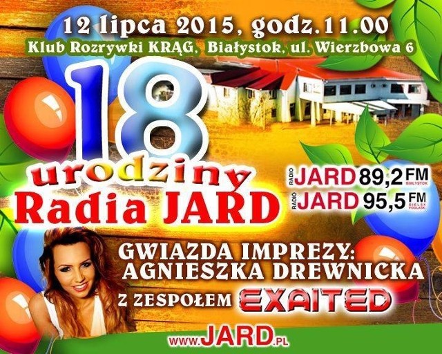 18. urodziny radia Jard już w niedzielę 12 lipca