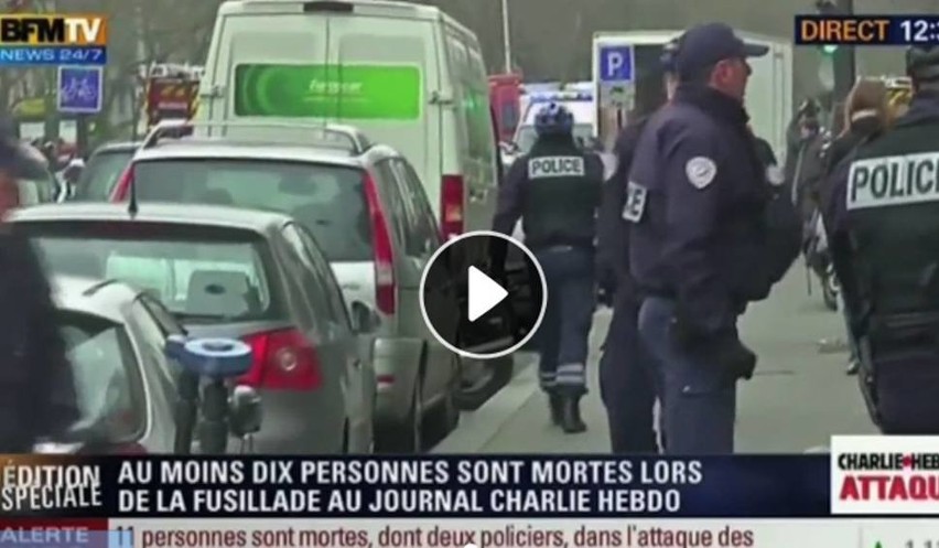 7 stycznia – zamach na redakcję Charlie Hebdo w Paryżu....