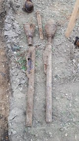 Ręczne wyrzutnie granatów znalazł podczas kopania fundamentów mieszkaniec Rozkochowa