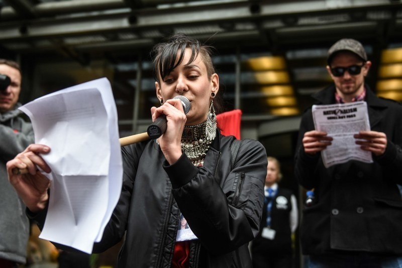 Manifestacja "nacjonalizm nie przejdzie"