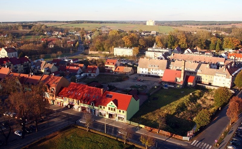 Panorama z tarasu kościoła w Chojnie