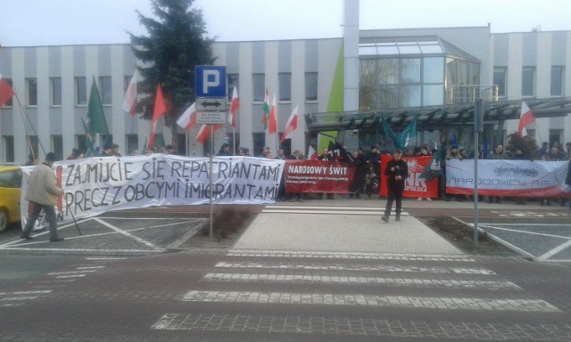 Tarnowo Podgórne: Protest przeciw uchodźcom