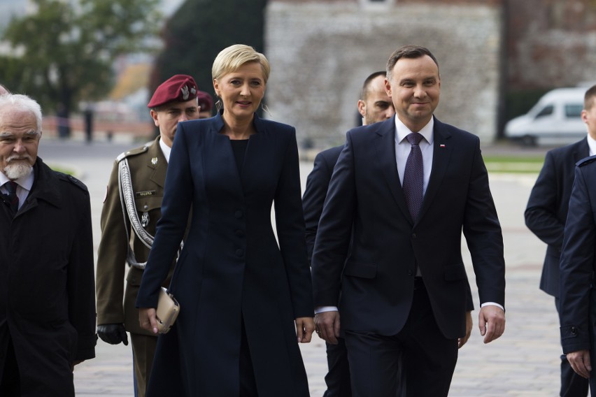 Prezydent Andrzej Duda wziął udział w mszy świętej na Wawelu