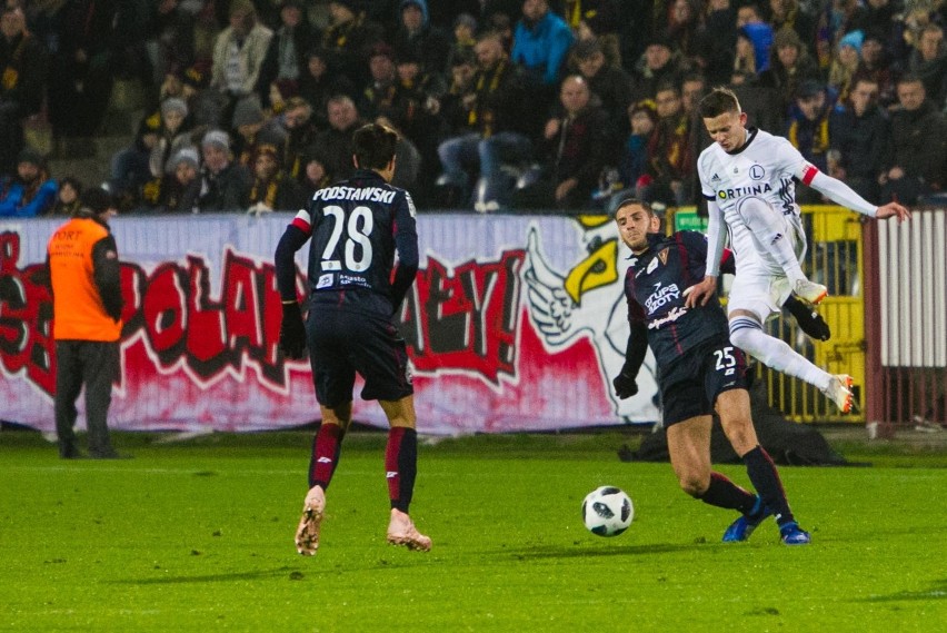Pogoń - Legia 2:1 z listopada 2018 .